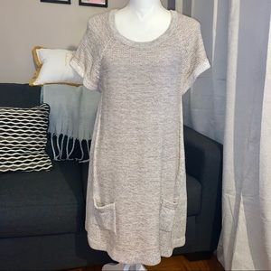 Style & Co. Cream Knit Dress, Size Extra Large